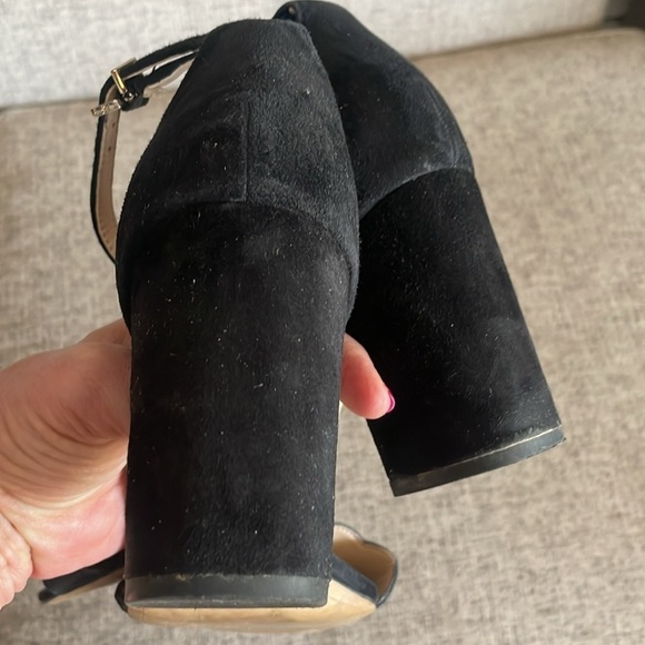 Sam Edleman Odilia Black Suede Scalloped Heels Size 10 - Picture 12 of 12